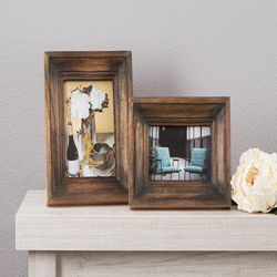 Saro Lifestyle PF213 Distressed Wood Frame