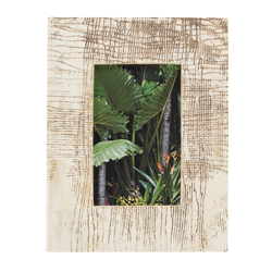 saro lifestyle PF216 Distressed Bone Frame