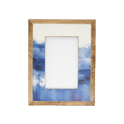 saro lifestyle PF310 Painted And Wood Photo Frame