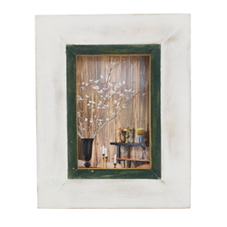 saro lifestyle PF312 Distressed Wood Photo Frame