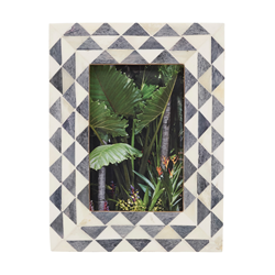 saro lifestyle PF368 Geometric Photo Frame