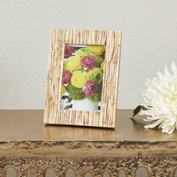 Saro Lifestyle PF450 Thin Cut Bone Photo Frame