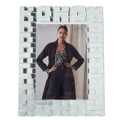 saro lifestyle PF470 Crystal Photo Frame