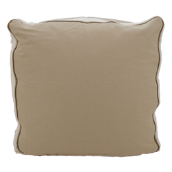 Saro Lifestyle PU289 Two-Tone Pouf