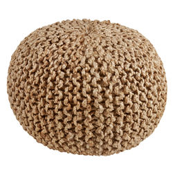 saro lifestyle PU542 Decorative Pouf