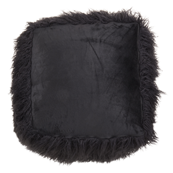 Saro Lifestyle PU706 Faux Fur Pouf