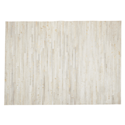 saro lifestyle RU418 Hair On Leather Area Rug