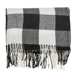 Saro Lifestyle S622 Buffalo Plaid Scarf
