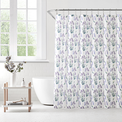 saro lifestyle SC1127 Lavender Shower Curtain