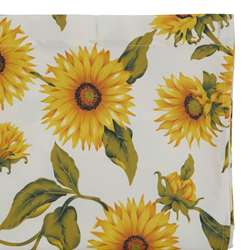 Saro Lifestyle SC6248 Sunflower Shower Curtain