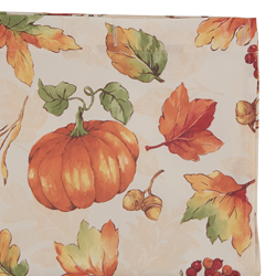 Saro Lifestyle SC6339 Fall Pumpkin Shower Curtain