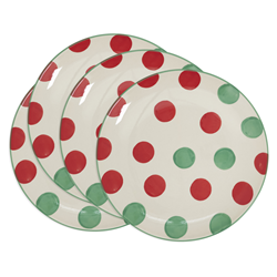 Saro Lifestyle SE503 Polka Dot Salad Plate - 8 Dia