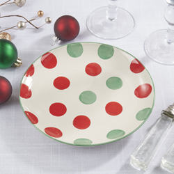 Saro Lifestyle SE503 Polka Dot Salad Plate - 8 Dia