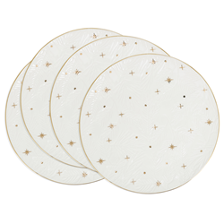 Saro Lifestyle SE507 Gold Stars Salad Plate - 8 Dia