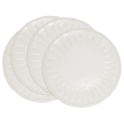 Saro Lifestyle SE601 Ribbed Dinner Plate - 10