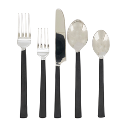 saro lifestyle SP230 Flat Handle Flatware - Set Of 5