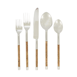 saro lifestyle SP612 Cork Flatware - Set Of 5