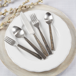 Saro Lifestyle SP630 Wood Inlay Flatware - Set Of 5