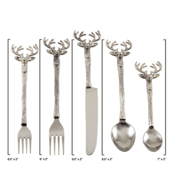 Saro Lifestyle SP779 Reindeer Flatware - Set Of 5