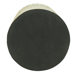 Saro Lifestyle ST240 Leaf Motif Capiz Stool