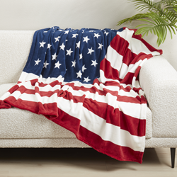 Saro Lifestyle TH005 American Flag Throw