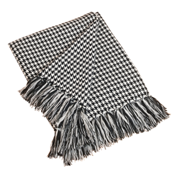 Saro Lifestyle TH016 Houndstooth Throw