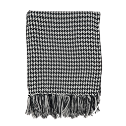 saro lifestyle TH016 Houndstooth Throw