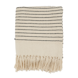 saro lifestyle TH042 Diamond Fringe Throw