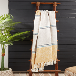 Saro Lifestyle TH082 Stripe Throw