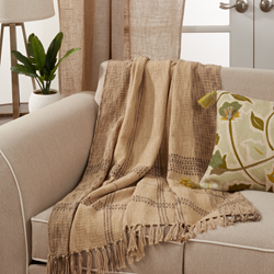 Saro Lifestyle TH109 Plaid Throw