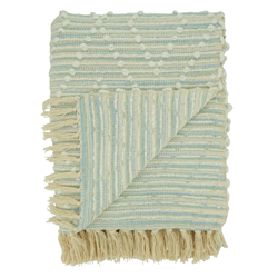 Saro Lifestyle TH117 Stripe And Diamond Throw