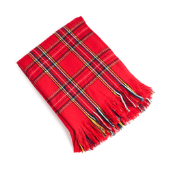Saro Lifestyle TH123 Plaid Design Throw