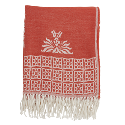 saro lifestyle TH126 Medallion Throw