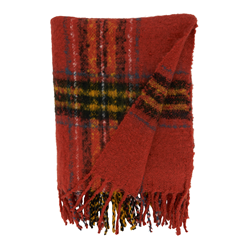 Saro Lifestyle TH133 Plaid Throw