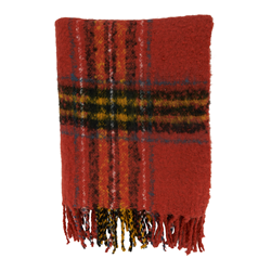 saro lifestyle TH133 Plaid Throw