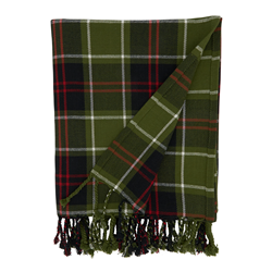 Saro Lifestyle TH135 Plaid Throw