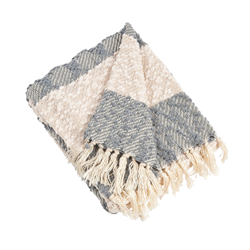 Saro Lifestyle TH191 Nubby Design Striped Throw