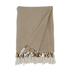 Saro Lifestyle TH2164 Tassel Throw