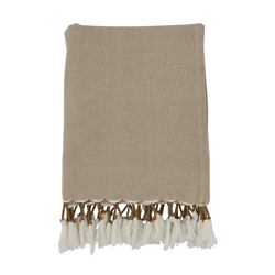saro lifestyle TH2164 Tassel Throw