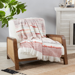 Saro Lifestyle TH334 Chunky Woven Throw