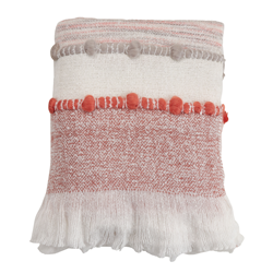 saro lifestyle TH334 Chunky Woven Throw