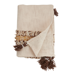 Saro Lifestyle TH422 Tassle And Fringe Throw