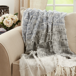 Saro Lifestyle TH963 Color Block Throw