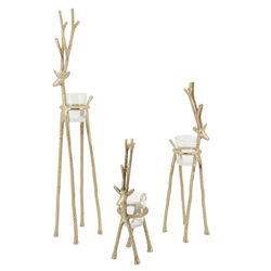 saro lifestyle V961 Reindeer Votive Holder