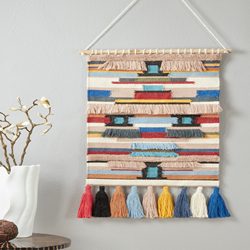 Saro Lifestyle WA122 Textured Woven Wall Hanging