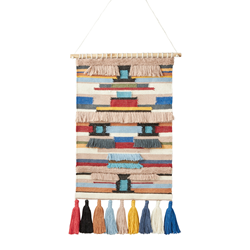 saro lifestyle WA122 Textured Woven Wall Hanging