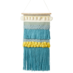 saro lifestyle WA221 Textured Woven Wall Hanging