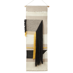 saro lifestyle WA225 Textured Woven Wall Hanging