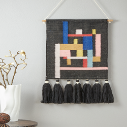 Saro Lifestyle WA229 Woven Geometric Wall Hanging