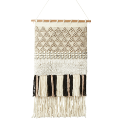 saro lifestyle WA231 Textured Woven Wall Hanging